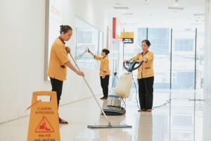 Vệ sinh công nghiệp - Điểm chạm góp phần tạo nên trải nghiệm tòa nhà