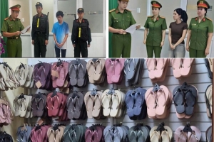 TP Hồ Chí Minh: Khởi tố đôi vợ chồng bán hơn 11.000 đôi dép Havaianas giả