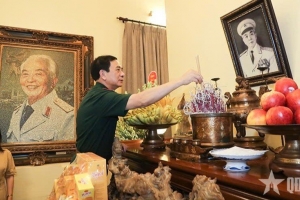Đại tướng Phan Văn Giang tri ân các đồng chí nguyên lãnh đạo Đảng, Nhà nước, Quân đội nhân dịp Quốc khánh