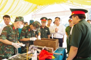 Phú Thọ: Khai quật 4.694 phần mộ liệt sĩ chưa xác định danh tính trong đợt 1