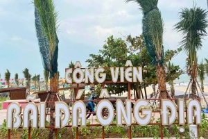 Lâm Đồng: Công viên Bãi Đá Ông Địa mở cửa, thêm điểm nhấn cho không gian ven biển Mũi Né