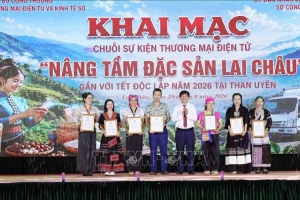 Khai mạc chuỗi sự kiện thương mại điện tử “Nâng tầm đặc sản Lai Châu”