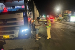 Phát hiện xe tải chở gần 28,5 tấn than củi chưa rõ nguồn gốc