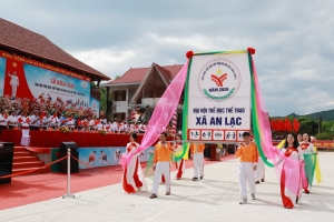 Bắc Ninh: Hàng nghìn người tham dự lễ khai mạc Đại hội Thể dục thể thao xã An Lạc lần thứ I năm 2026