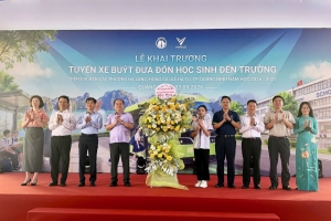 Quảng Ninh: Khai trương tuyến xe buýt học đường miễn phí - Hiện thực hóa mục tiêu nâng cao chất lượng sống cho nhân dân