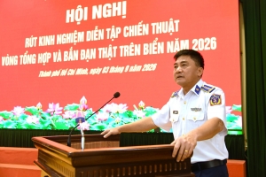 Bộ Tư lệnh Vùng Cảnh sát biển 3 rút kinh nghiệm sau diễn tập và bắn đạn thật trên biển