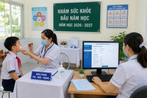Quỹ Bảo hiểm y tế chi trả kiểm tra sức khỏe đầu năm học