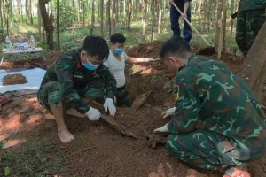 Quảng Trị: Tìm thấy và quy tập 2 hài cốt liệt sĩ tại bản Bãi Dinh