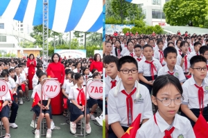 Năm học mới bắt đầu tại Trường THCS Thanh Xuân - thành phố Hà Nội