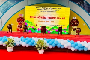 Trường Mầm non Đông Ngạc A - phân hiệu Tân Trào rộn ràng khai giảng năm học mới 2026 - 2027