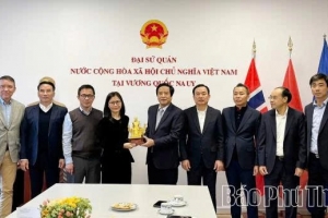 Phú Thọ tăng cường kết nối, hợp tác với Đại sứ quán Việt Nam tại Na Uy