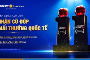 Bảo hiểm Bảo Việt nhận cú đúp giải thưởng quốc tế về đổi mới, quản trị