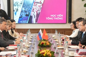 Ban Chính sách, chiến lược Trung ương tăng cường hợp tác với Học viện Tổng thống Nga