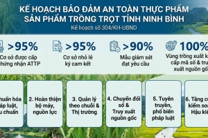 Ninh Bình: Siết kiểm soát an toàn thực phẩm đối với nông sản trồng trọt