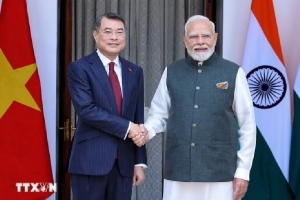 Thủ tướng Lê Minh Hưng hội đàm với Thủ tướng Ấn Độ Narendra Modi