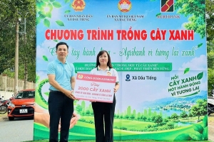 Agribank chung tay hành động vì tương lai xanh