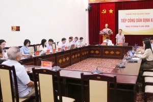 Lãnh đạo thành phố Quảng Ninh tiếp công dân định kỳ tháng 9