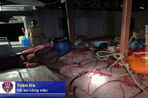 Quảng Ninh: Phát hiện 5 tàu khai thác thủy sản trái phép trên Vịnh Hạ Long