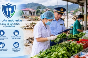 Cục An toàn thực phẩm chỉ đạo khẩn công tác bảo đảm an toàn thực phẩm sau bão số 4