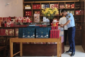 Thái Nguyên: Thu giữ hơn 1 tấn trái cây và 500 bánh Trung thu trôi nổi