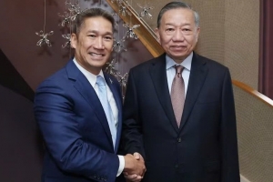 Tổng Bí thư, Chủ tịch nước Tô Lâm tiếp Quyền Bộ trưởng Hải quân Hoa Kỳ