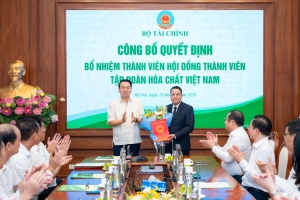 Công bố Quyết định bổ nhiệm Thành viên Hội đồng thành viên Tập đoàn Hóa chất Việt Nam