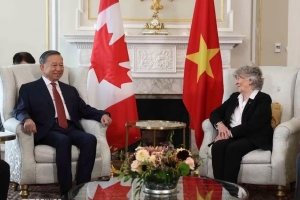 Toàn quyền Canada chủ trì chiêu đãi trọng thể Tổng Bí thư, Chủ tịch nước Tô Lâm