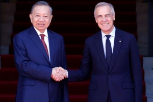 Tổng Bí thư, Chủ tịch nước Tô Lâm hội đàm với Thủ tướng Canada Mark Carney