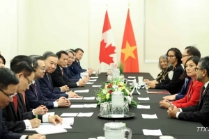 Tổng Bí thư, Chủ tịch nước Tô Lâm tiếp Nhóm Nghị sĩ hữu nghị Canada-Việt Nam