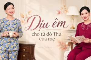 4 mẫu thiết kế dịu êm cho tủ đồ Thu của mẹ tại Thời trang gia đình VT