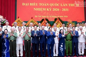 Tổng Bí thư, Chủ tịch nước Tô Lâm dự Đại hội đại biểu toàn quốc Hội Cựu Công an nhân dân Việt Nam lần thứ II
