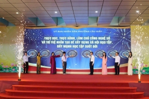 Hà Nội: Phường Cầu Giấy lan tỏa tinh thần học tập suốt đời trong kỷ nguyên số