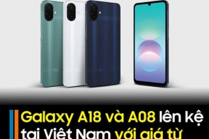 Samsung ra mắt bộ đôi Galaxy A08 và A18, khởi điểm từ 4,79 triệu đồng