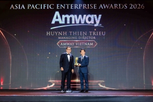 Tổng Giám đốc Amway Việt Nam hai năm liên tiếp được vinh danh Doanh nhân xuất sắc châu Á