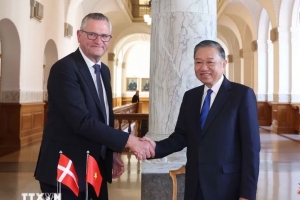 Tổng Bí thư, Chủ tịch nước Tô Lâm hội kiến Chủ tịch Quốc hội Đan Mạch Henrik Frandsen