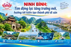 Ninh Bình: Tìm động lực tăng trưởng mới, hướng tới kiến tạo thành phố di sản