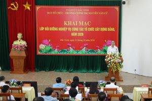 Bắc Ninh: Bồi dưỡng nghiệp vụ công tác tổ chức xây dựng Đảng
