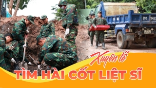  100% quân số làm việc xuyên lễ để quy tập hài cốt liệt sĩ tại Công viên Lê Thị Riêng