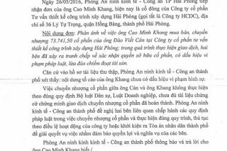 Hải Phòng: Kết luận vụ Chủ tịch HĐQT CT HCDC bị tố cáo lừa đảo chiếm đoạt tài sản