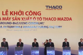 Quảng Nam: Khởi công xây dựng NMSX ô tô Thaco Mazda công suất 100.000 xe/năm