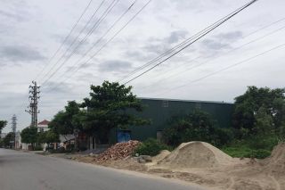Hải Dương: Công trình không phép lấn chiếm dự án khu dân cư