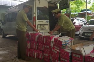 Tịch thu 360 kg hạt dưa đã tách vỏ nhập lậu