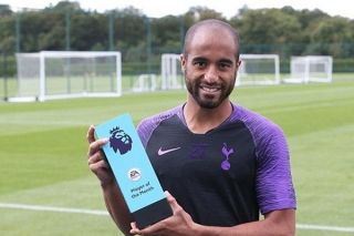 Tiền vệ Lucas Moura của Tottenham giành danh hiệu Cầu thủ xuất sắc nhất tháng 8