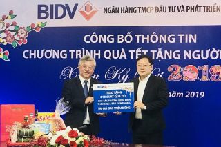 BIDV dành 20 tỷ đồng tặng quà Tết người nghèo