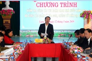 Lãnh đạo tỉnh Lạng Sơn, kiểm tra công tác thu chi ngân sách