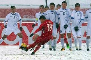Siêu phẩm “cầu vồng trong tuyết” của Quang Hải trở thành Bàn thắng biểu tượng của U23 châu Á