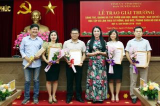 Vĩnh Phúc: Trao 44 giải thưởng về văn học nghệ thuật và báo chí
