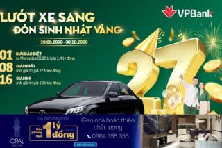 Trúng ô tô Mercedes khi tham gia đại tiệc sinh nhật 27 tuổi của VPBank
