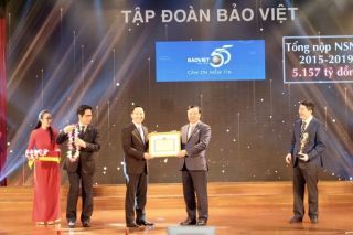 Tập đoàn Bảo Việt được bình chọn trong số 30 “người nộp thuế tiêu biểu”