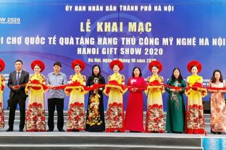 Hà Nội: Khai mạc Hội chợ quốc tế quà tặng hàng thủ công mỹ nghệ